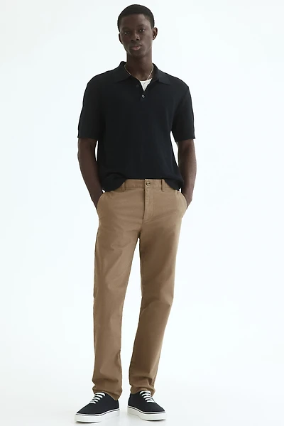 Slim-Fit Cotton Chinos