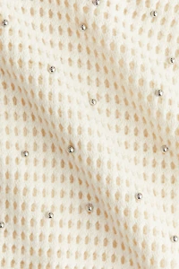 Open-Knit Polo Shirt