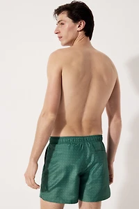 Patterned Swim Shorts
