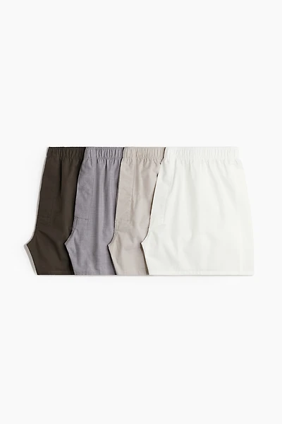 Lot de 4 caleçons tissés