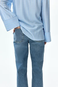 MAMA Straight Ankle Jeans