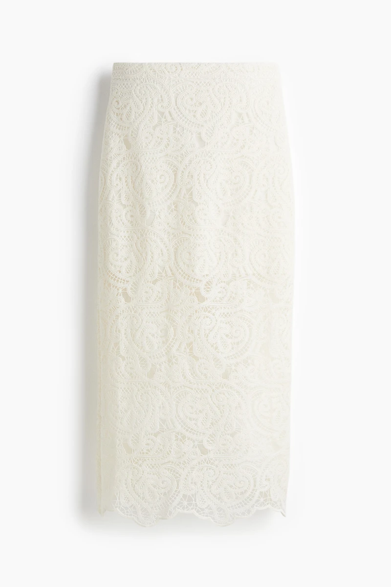 Lace Pencil Skirt