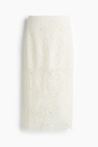 Lace Pencil Skirt