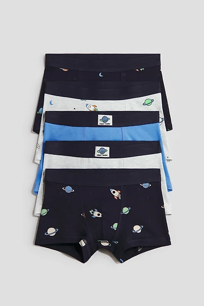 5-Pack Cotton Boxer Briefs