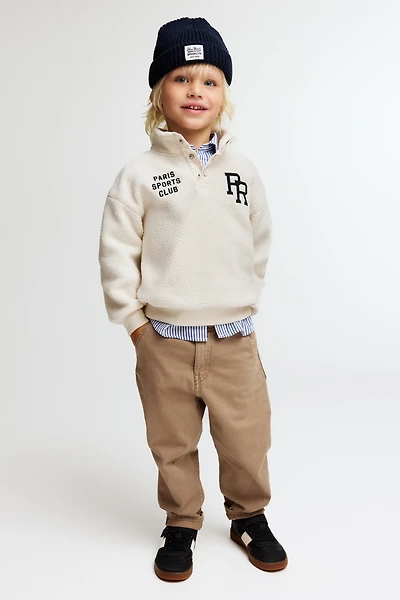 Washed Cotton Twill Pants