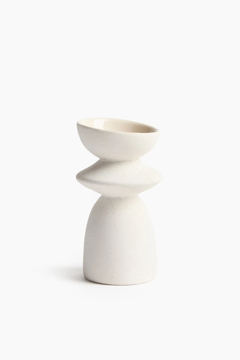Stoneware Candleholder