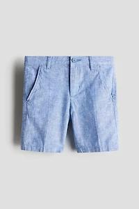 Linen-Blend Chino Shorts