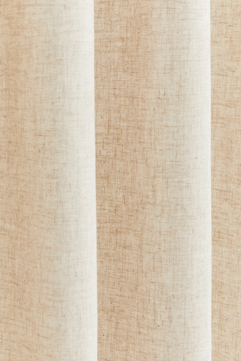 Linen-Blend Shower Curtain