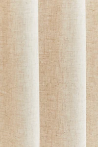 Linen-Blend Shower Curtain