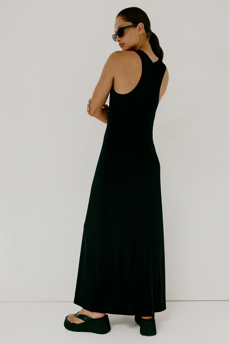 Robe sans manches en jersey