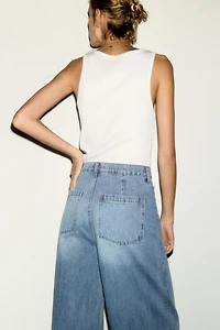 Super Wide High Waist Jeans