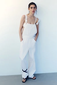 Cotton Denim Overalls