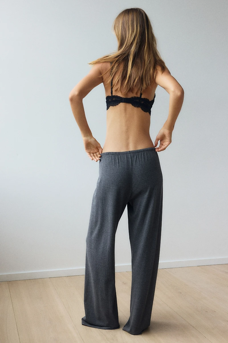 Pantalon de pyjama en coton mélangé