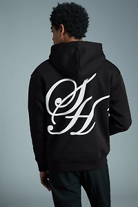 Loose-Fit Hoodie with Motif