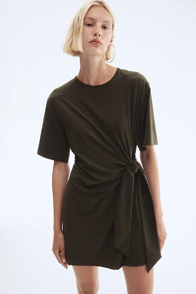 Knot-Detail Dress