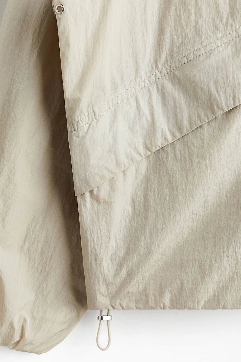 Loose-Fit Nylon Windbreaker