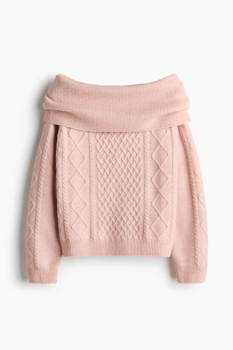 Off-the-Shoulder Sweater