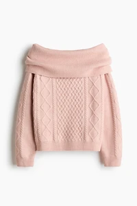 Off-the-Shoulder Sweater