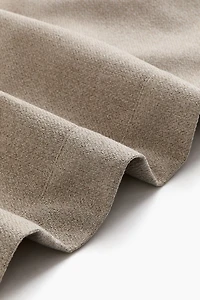 1-Pack Wide Blackout Herringbone Curtain Panel