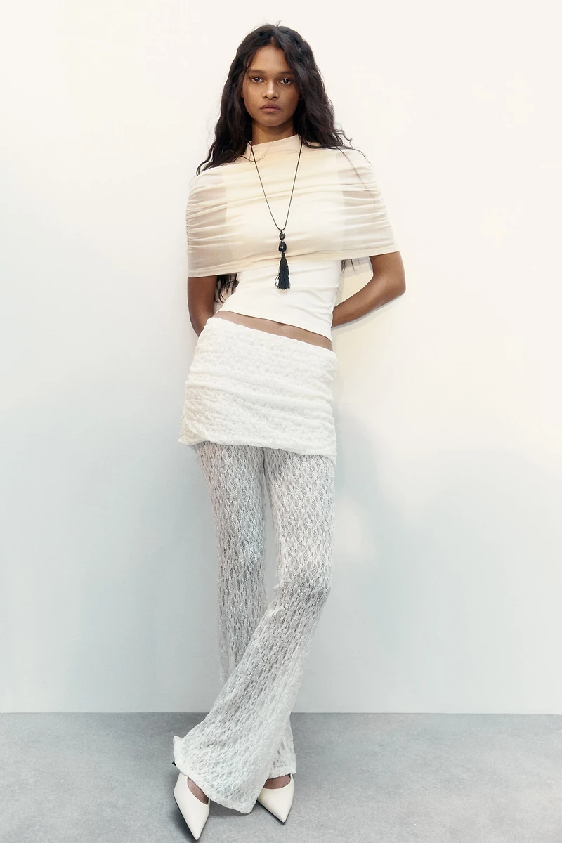 Haut en jersey avec détail façon cape