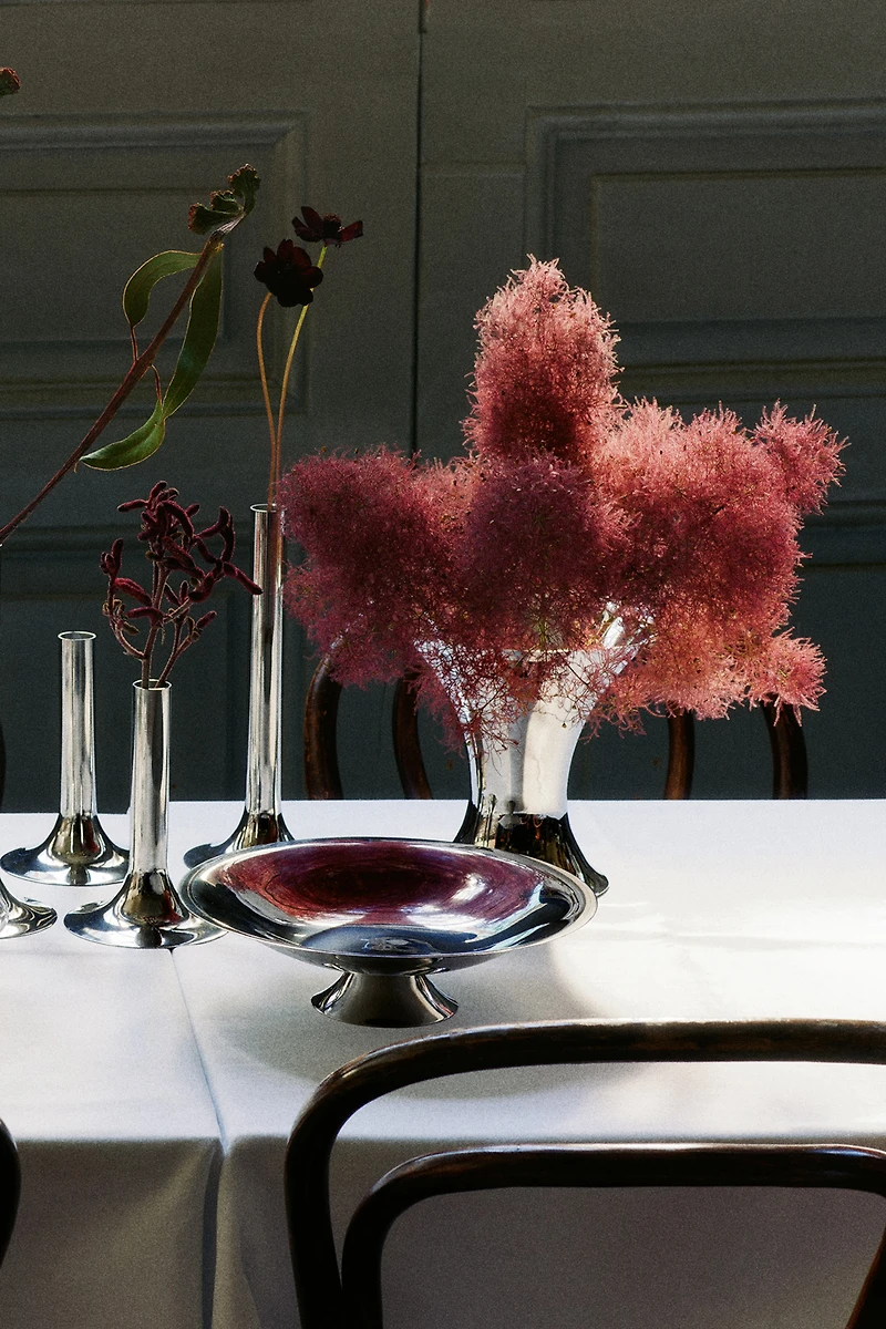 Coupe sur pied en inox