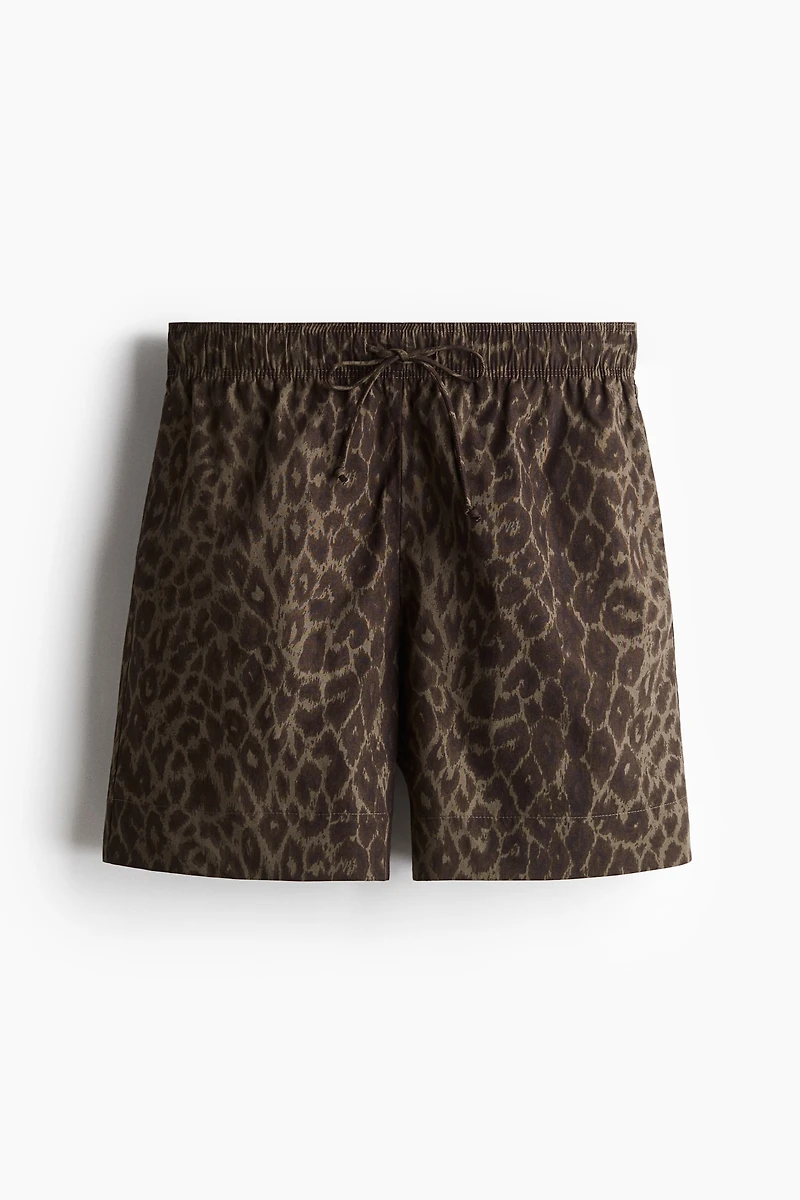 Cotton Shorts with Drawstring