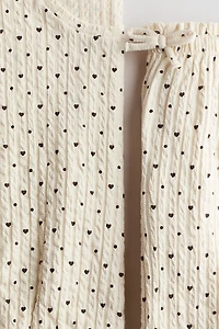 2-Piece Textured Jersey Set