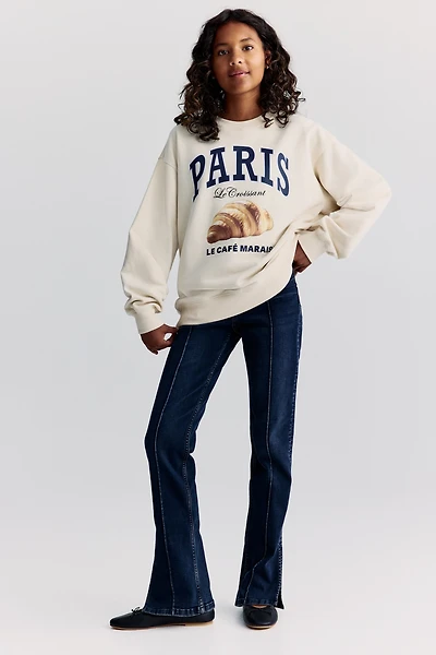 Pintucked Slim-Fit Jeans