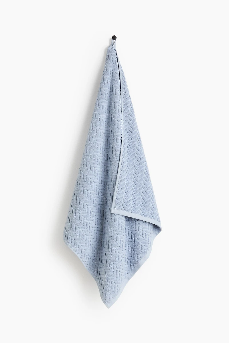 Serviette de bain texturée