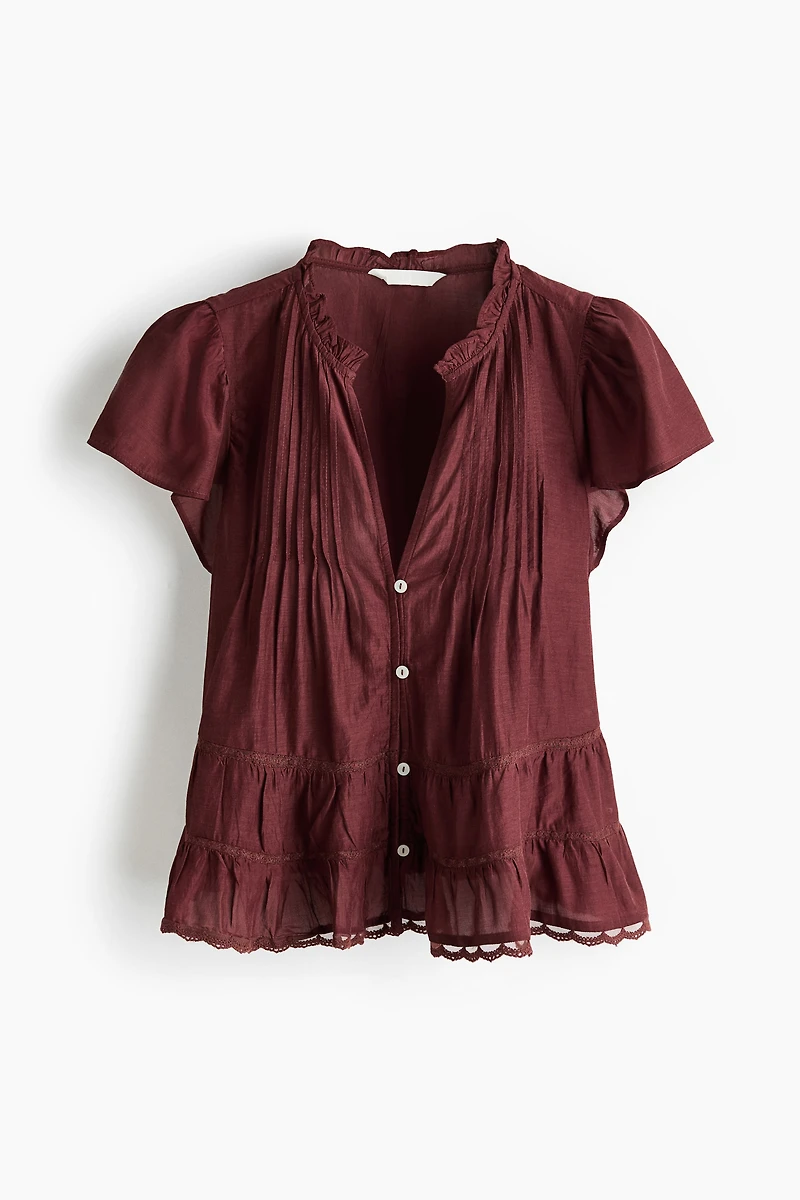 Puff-Sleeved Blouse