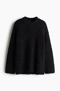 Chandail en tricot duveteux