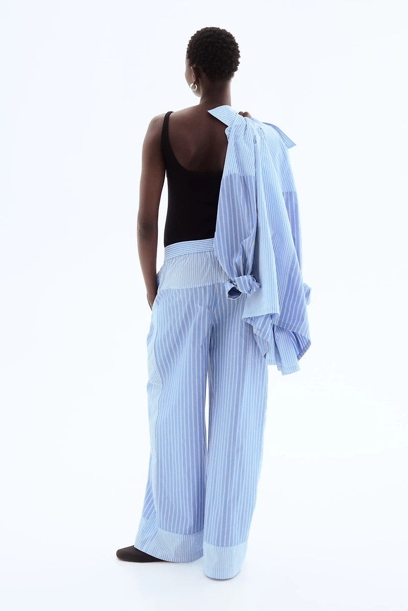 Loose-Fit Cotton Pants