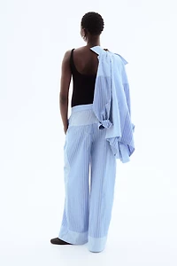 Loose-Fit Cotton Pants
