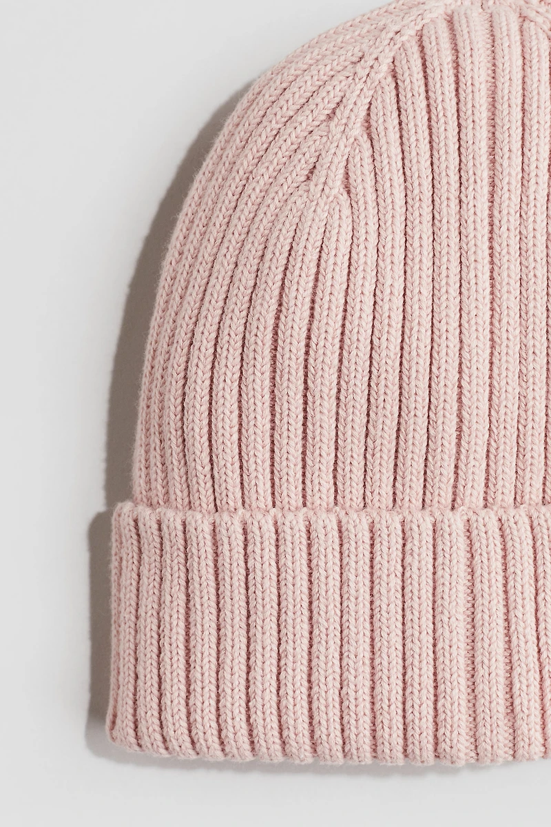Rib-Knit Beanie