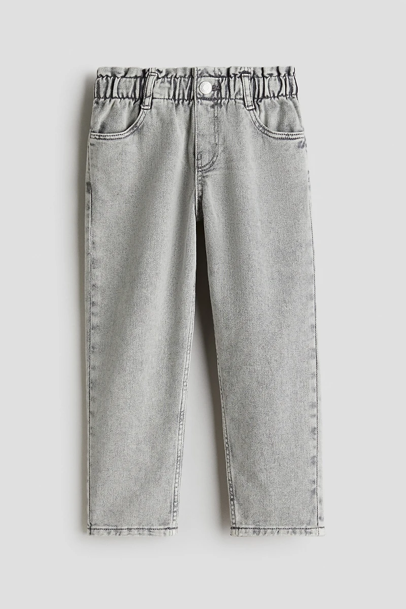 Relaxed Paper Bag Jeans