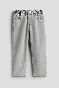 Relaxed Paper Bag Jeans