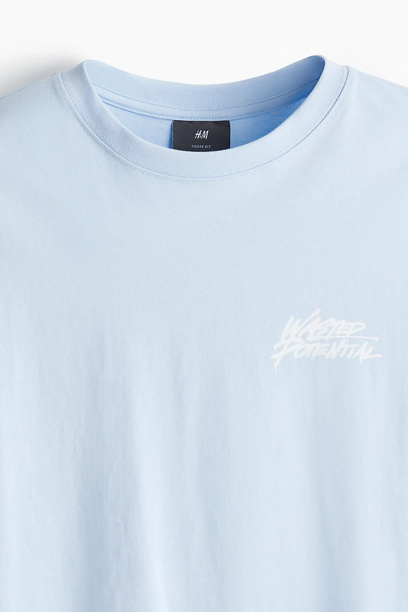 Loose Fit Printed T-shirt