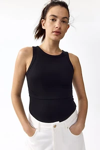 MAMA Ribbed Nursing Tank Top