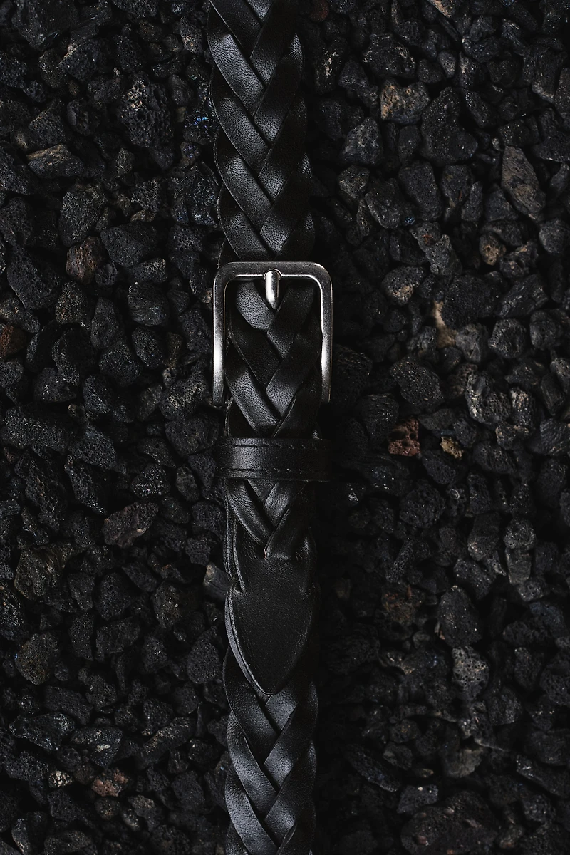 Braided Leather Belt