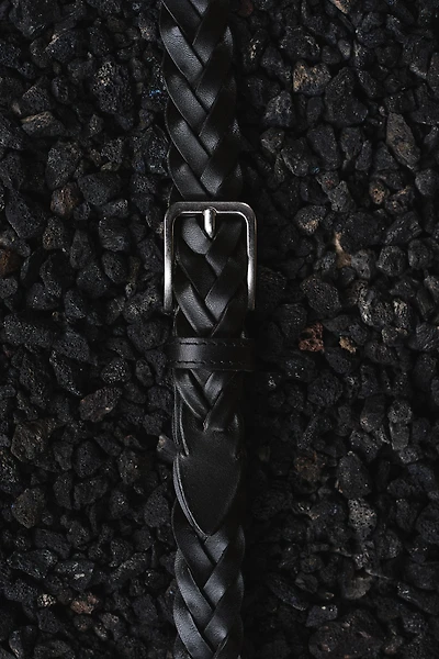 Braided Leather Belt