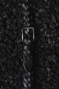 Braided Leather Belt