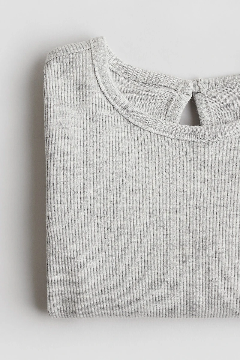 2-piece Denim Dress and Top Set