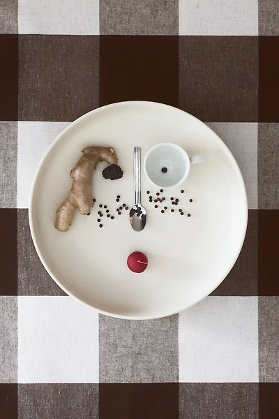 Linen-Blend Tablecloth