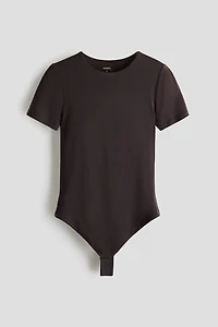 Maillot Tanga moulant à manches courtes