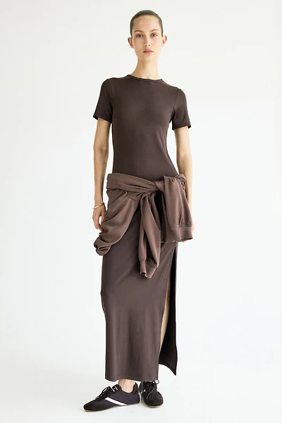 Longue robe T-shirt