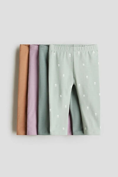 4-pack Cotton Jersey Leggings