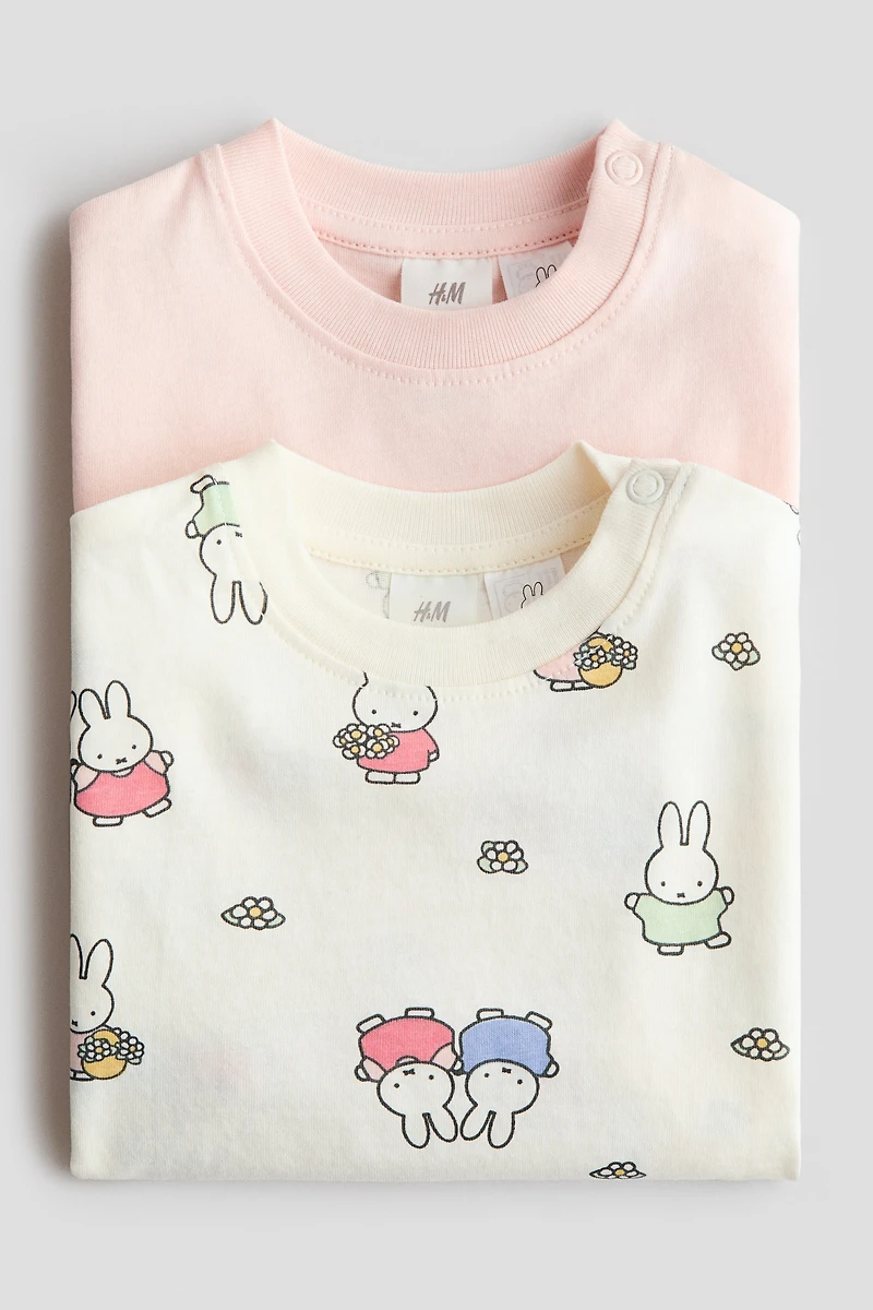 2-Pack Printed Cotton T-Shirts