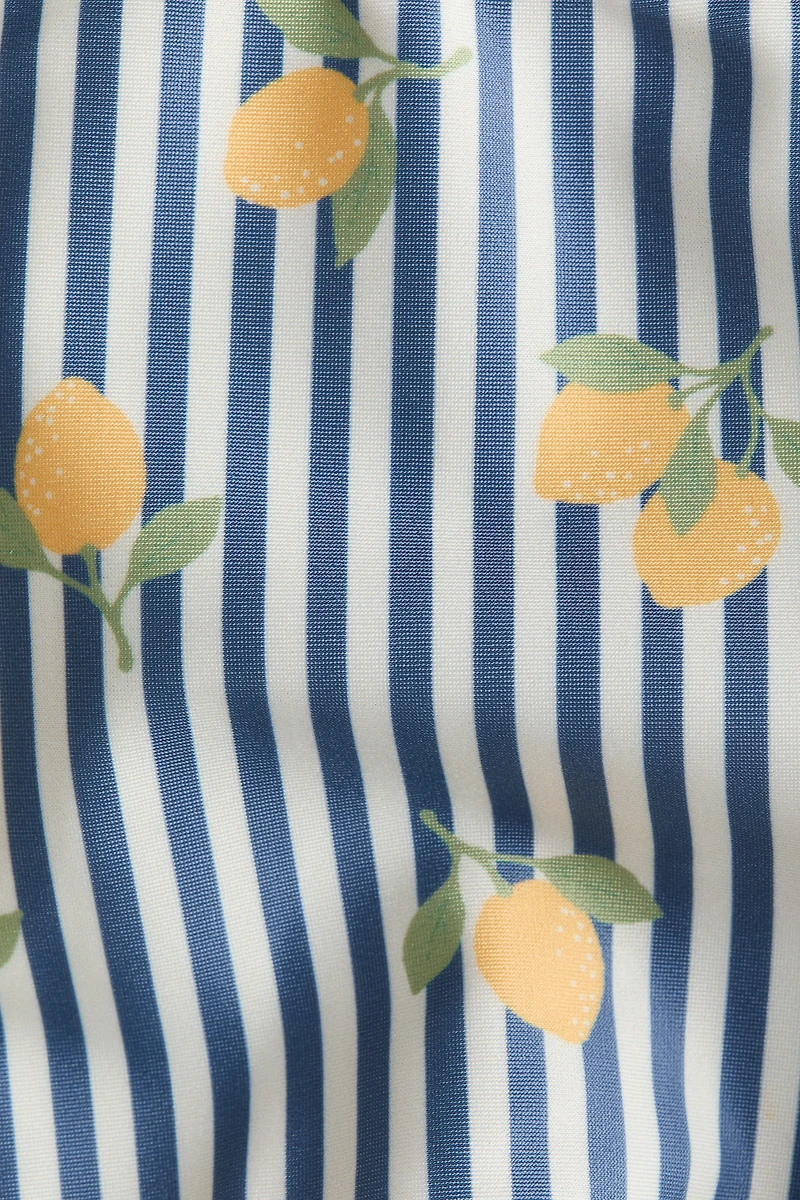 Printed Swim Trunks