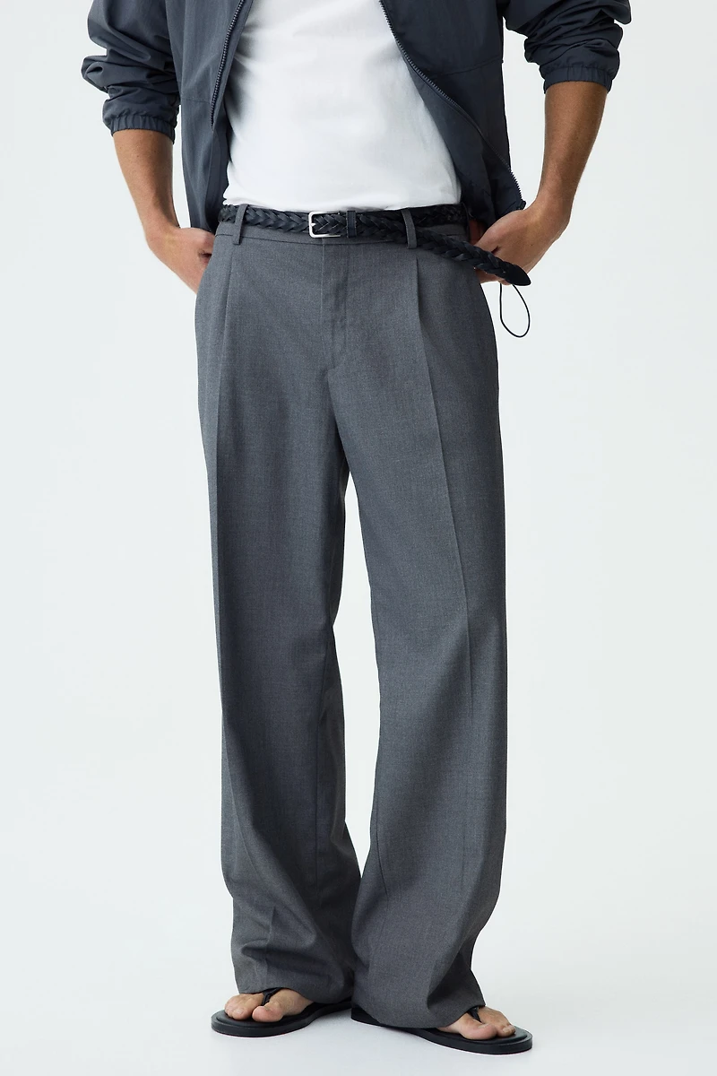 Loose-Fit Tailored Pants