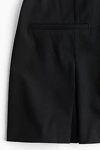 Robe à glissière avec col